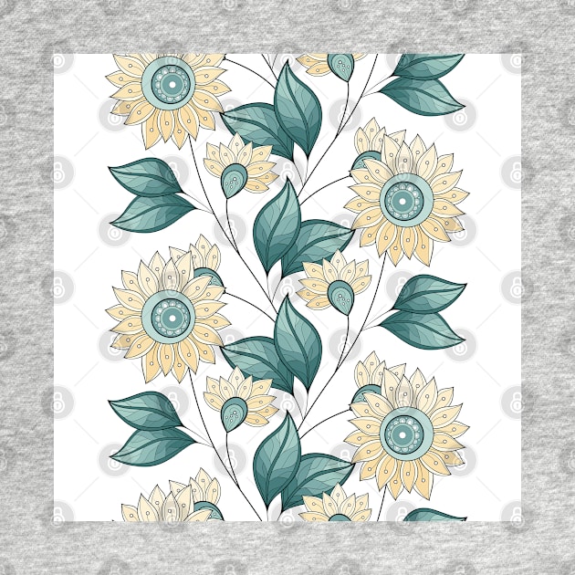 Spring Pattern with Floral Motifs by lissantee